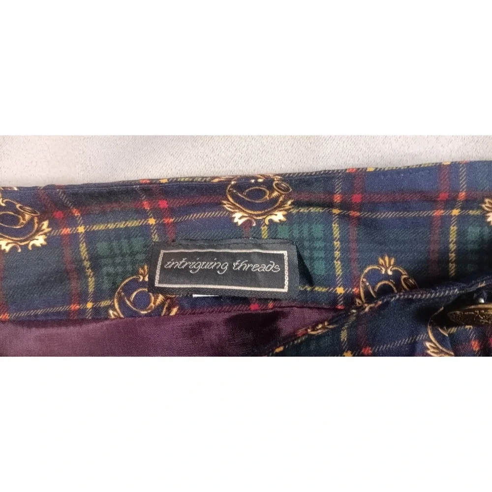 Vintage Womens maxi pencil wrap Skirt 14 old money preppy classic luxury horse